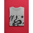thumbnail image 3 of Dark Snake Shaped T-Shirt Women -Image by Shutterstock, Female Medium, 3 of 4
