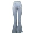 thumbnail image 2 of Vedolay Jeans for Women Trendy Womens Fall Fashion 2023 High Waisted Wide Leg Baggy Straight Leg Denim Pants,Light Blue XXL, 2 of 5