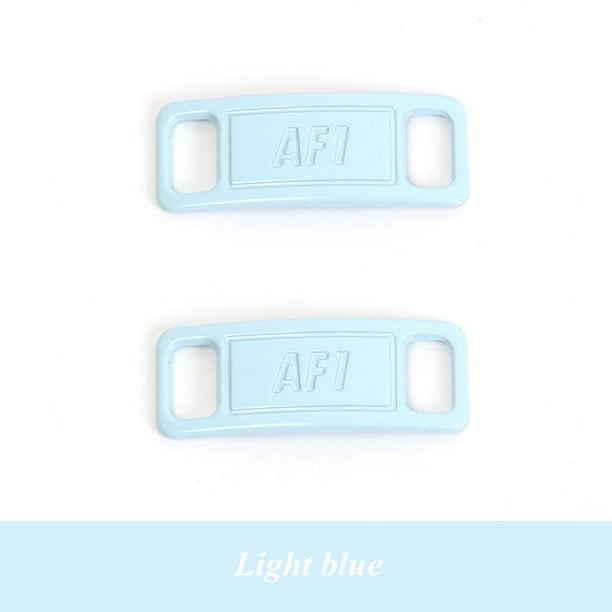 Decoración de zapatos de moda AF1 Hebilla de cordón Cordones de metal Accesorios para zapatos Bloqueo de encaje de metal Kits de zapatillas Hebilla de encajeEstados Unidos Gao Jinjia LED