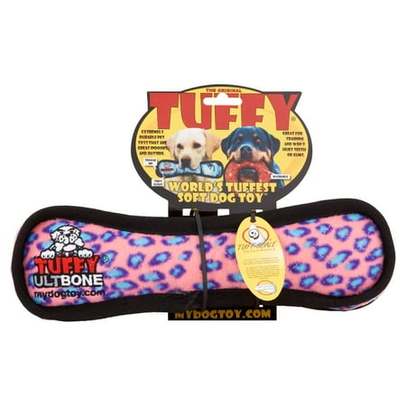 Tuffy Pink Leopard Ultimate Bone
