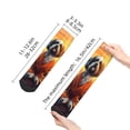 thumbnail image 4 of Fuzoiu Cartoon Puppy Sunset Print Adult Socks, Crew Moisture-wicking Socks, Unisex Cushion Crew Socks,Casual Sports Ankle Socks, 4 of 7