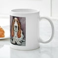 thumbnail image 5 of CafePress - Bassett Hound Trio Mug - 11 oz Ceramic Mug - Novelty Coffee Tea Cup, 5 of 6