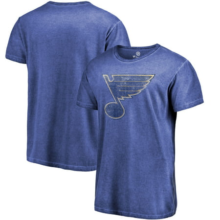 St. Louis Blues Fanatics Branded Shadow Washed Logo T-Shirt - (Louis Prima The Best Of Louis Prima)