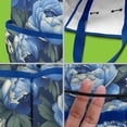 thumbnail image 5 of Garden Tool Bag,Pioneer Flower Floral Print Pattern Garden Tool Organizer,Garden Gifts,Waterproof Multi-Pocket Garden Tool Storage 11.8x5.5x11.4 Inch(Tools NOT Included), 5 of 6