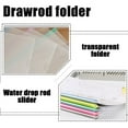 thumbnail image 4 of 30 Pcs Couvertures de Rapport Transparentes avec Barre Coulissante, Dossiers de Rapport avec Couverture Transparente pour Documents de Cv, 5 Couleurs, Rapport/présentation/thèse/papier/couvertures de CV, Organiseur de Fichiers, Format Lettre, 4 of 8