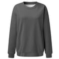 thumbnail image 4 of Sweat à Capuche pour Femmes Manches Longues Col Rond T-Shirt Imprimé Blouse Mode Urbaine pour Usage Quotidien Maison Extérieur Entraînement, 4 of 5