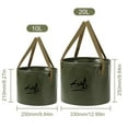 thumbnail image 3 of Water Pail Portable Collapsible Wash Basin 500D Waterproof (20L), 3 of 8