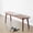 Walnut + Solid Wood + Wood+3, variant on YANGXUN Natural Solid Oak Wood Dining Bench 47 Inch Half Round Indoor Entryway Seating for Living Room Kitchen Sturdy Metal Reinforced