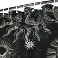 thumbnail image 3 of Gothic Shower Curtain Set - Dark Celestial Moon & Star Print, Mystical Cosmic Bath Decor, Waterproof Polyester 72"Wx72"L, Goth Aesthetic Gift, 3 of 5