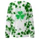 thumbnail image 4 of Xuyuer St. Patrick's Day Sweatshirts for Women Shamrock Shirt Clover Printed Irish Gift Casual Loose Long Sleeve Fit Tops, 4 of 5