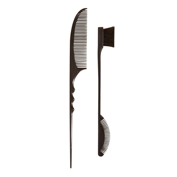 Pointed Tail Comb Hair Makeup Salon Edge Brush for Wig Adjustment and Eyebrow Styling