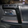 thumbnail image 4 of Para 4Runner 2010-2019, tira de reposabrazos lateral de puerta de automóvil, marco embellecedor, accesorios interiores, negro, 4 of 5