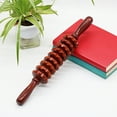 thumbnail image 2 of Wood Massager Roller Handheld Massage Trigger Point Muscle Release Roller Stick Massager, 2 of 7