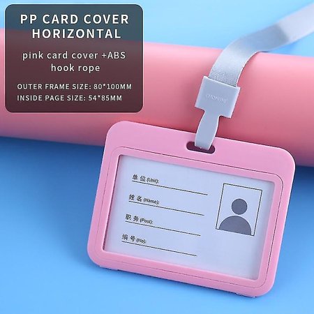 Badge pass holders work card holders with rope student employee name id ...