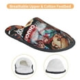 thumbnail image 4 of Soft Plush Furry Slippers, Child's Play Chucky House Slippers Indoor Anti-Slip Comfy Home Medium, 4 of 8