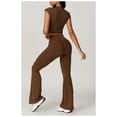 thumbnail image 2 of Conjuntos de entrenamiento for mujer, 2 piezas, sujetador deportivo, camiseta sin mangas, polainas de cintura alta, gimnasio, yoga, ropa activa, camiseta de entrenamiento for mujer, 2 of 6