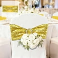 thumbnail image 2 of Upgraded Bow Chair Decoration Ties Bow Stretch Floating Decorative Tape For Many Holiday Party Decorations Chair Cover Not Included F, 2 of 6