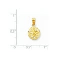 thumbnail image 2 of 14k Yellow Gold Sand Dollar Pendant, 2 of 2
