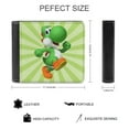 thumbnail image 2 of Super Mario Yoshi Leather Wallet for Men Women Two Fold Purse Slim Cash Card Holder Bag, 2 of 7