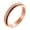 Rose Gold, variant on Men's Stainless Steel 4mm Stackable Sandblasted Finished Rotatable Fidget Ring Brushed Matte Matching Set Worry Anxiety Band Gold Size 10