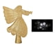 thumbnail image 5 of Adorno de Navidad Yinane proyector giratorio nieve adorno hueco con brillo 3D Topper de árbol iluminado, 5 of 7
