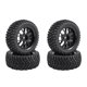 thumbnail image 1 of Juego de 4 neumáticos para coche RC, accesorios de goma, banda de rodadura todoterreno, esponja resistente al desgaste. ruedas multirradio, 1 of 8