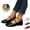 Black, variant on Mfakffe Womens Mary Jane Flat Shoes Round Toe Strap Slip On Casual Ballet Flats Versatile Lightweight Daily Non Slip Walking Shoes