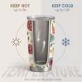 thumbnail image 6 of Christian Tumbler 20oz Strength & Dignity Coffee Tea Cup with Lid for Women Proverb Encouraging Bible Verse Pink Floral, 6 of 6