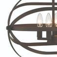 thumbnail image 5 of Vanity Art 4 Candle Light 60 Watts Unique Statement Chandelier Lighting | Modern Hanging Ceiling Lights Fixtures for Dining Room Living Room Bed Room, Kitchen, Oil Rubbed Bronze, SJR30104ORB, 5 of 9