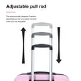thumbnail image 3 of Tripcomp Luggage Sets 5 Piece Duffel Bag,Hardside Travel Luggage (20/24/28) with TSA Lock,Suitcase with Spinner Wheels.(Pink), 3 of 11