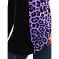 thumbnail image 4 of Gvmfive Women Long Sleeve Colorblock Plus Size Blouse Tunic Tops, 4 of 8