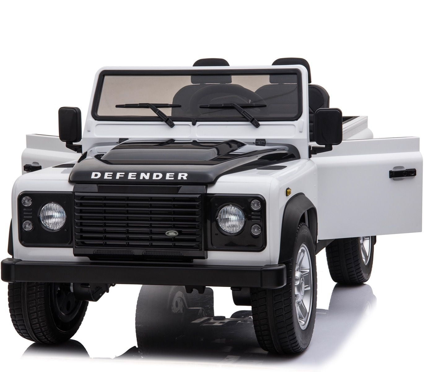 Newest 2 Seats Land Rover Defender 2x12v Ride on Car for Kids with Remote Control - Walmart.com