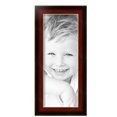 thumbnail image 2 of ArtToFrames 7" x 18" Matte Mahogany with Gold Accent Diploma Picture Frame, 7x18 inch Brown Wood Poster Frame (WOM-5109), 2 Pack, 2 of 6