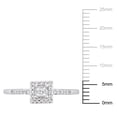thumbnail image 3 of Everly Women's Diamond 10K White Gold Engagement Ring, 3 of 9
