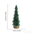 thumbnail image 4 of Cheapark Mini Snow-Stained Christmas Tree - Simulated Cedar Tower Design for Tabletop & Window, Festive Decor for Xmas Home Ambiance, 4 of 6