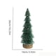 thumbnail image 3 of Mini árbol de Navidad con nieve | Decoración navideña para mesa y ventana | Cedro artificial con base de madera | Decoración festiva de 21 cm, 3 of 6