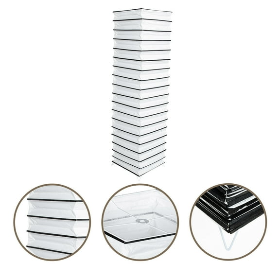 IBASETOY 1Set Black Paper Floor Lamps with Style for Comfortable Lighting