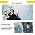 thumbnail image 2 of FREEAMG Christmas Snowman Puzzle 1000 Pieces - Wooden Jigsaw Puzzles for Family Games - Suitable for Teenagers and Adults, 2 of 7