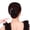 B, variant on mdesiwst Hair Band Easy to Use French Spiral Hair Tie with 3D Mesh Yarn Flower Decor Wire Bun Maker Hair Accessories