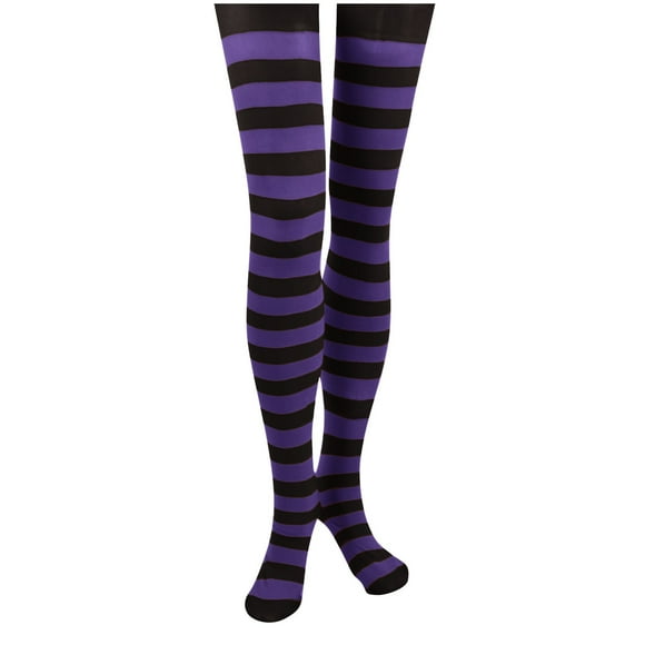 JINMIC Childrens Colored Striped Tights Toddler Little Girls Casual Cotton Long Socks Kids Stockings