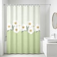 thumbnail image 4 of Linnome Rideau de Douche Imperméable en Polyester avec Crochets pour Salle de Bain, Séparation Sec/humide 70,9 X 70,9 Po Multicolore#03, 4 of 6