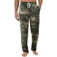 thumbnail image 2 of GrmtClth Mens Pajama Pants Lightweight Camo Graphic Bottoms Casual Elastic Waist Drawstring Lounge Pants Comfort Night Pants with Pockets and Button Fly Black XL, 2 of 8