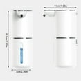 thumbnail image 3 of Automatic Soap Dispenser Touchless Foaming Soap Dispenser 380ml USB Rechargeable Electric 4 Level Adjustable Foam Soap Dispenser, 3 of 4