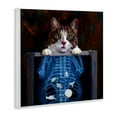 thumbnail image 2 of Stupell Industries Funny Cat X-Ray Mice Animals Painting Unframed Art Print Wall Art, 12 x 12, 2 of 7