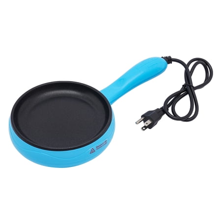 Portable Electric Skillet with Non-Stick Coating, 450W, Even Heating, Overheating Protection, Compact & Lightweight for Easy Cooking