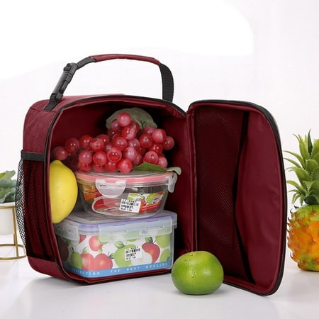 

School Year Savings Botrong Durable Insulated Lunch Box Tote Reusable Thick Business Cooler Lunch Bag Wine Gifts for Family on Clearance