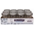 thumbnail image 2 of Bernardin Decorative Mason Jars, Wide Mouth, 500 mL, 12 Count, 2 of 6