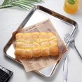 thumbnail image 3 of Molde rectangular de aluminio para hornear, molde para hornear pasteles, plateado, 3 of 5