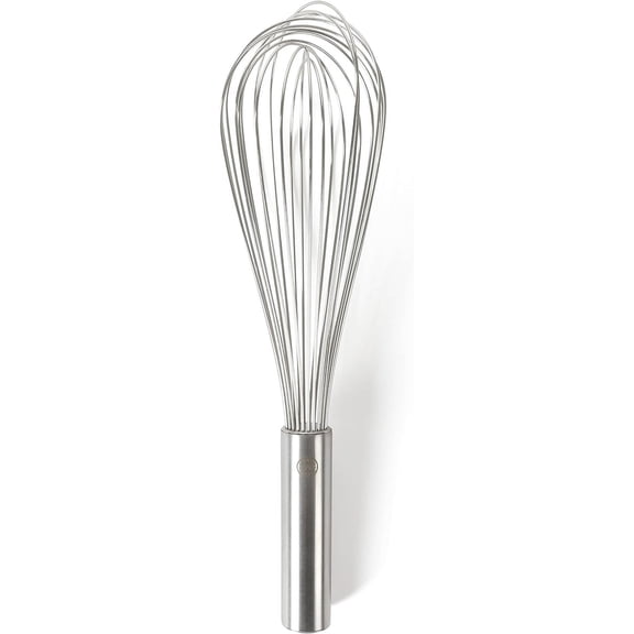 Martha Stewart Richburn 12-Inch Stainless Steel Balloon Whisk – Satin Finish, Durable Kitchen Whisk for Mixing and Whipping