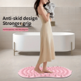 thumbnail image 1 of Foot massage mat, silicone shiatsu board, full body walking massage mat, yoga supplies (pink), 1 of 6